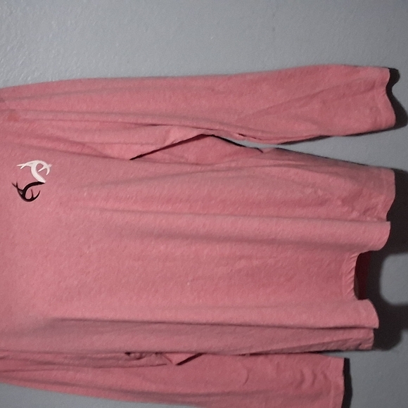 Realtree Heathered Pink Tee with Logo - Picture 3 of 8